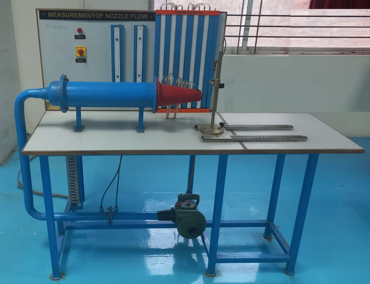 Measurement of Nozzle Flow Apparatus