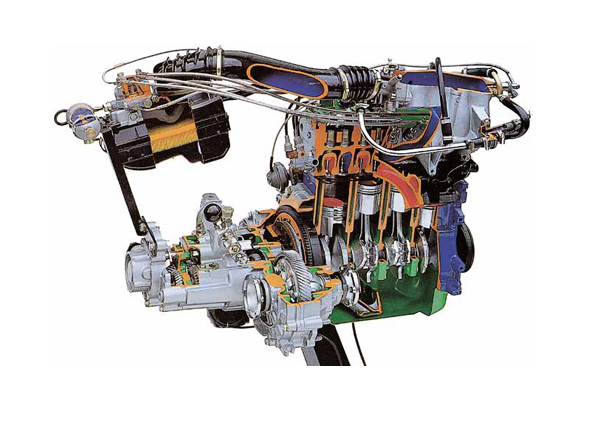 Working Model Of Mpfi Petrol Engine