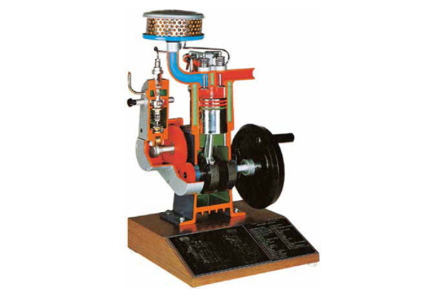 Section Model Of Four Stroke Diesel Engine